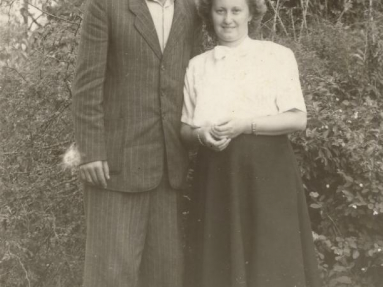 Rok 1955. Już nie Edward i Hildegarda Lubusch, lecz Bronisław i Marta Żołnierowiczowie. Fot. archiwum rodzinne
