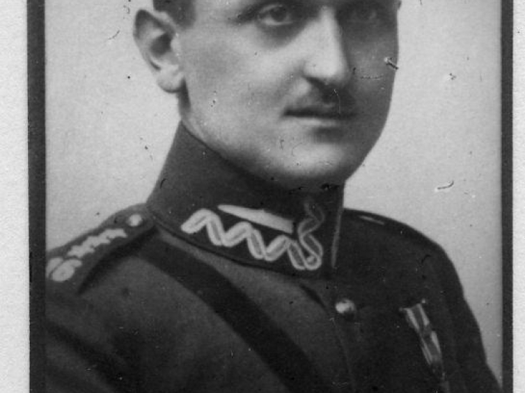 Dowódca 19 pułku ułanów ppłk Józef Zygmunt Pętkowski. Fot. CAW