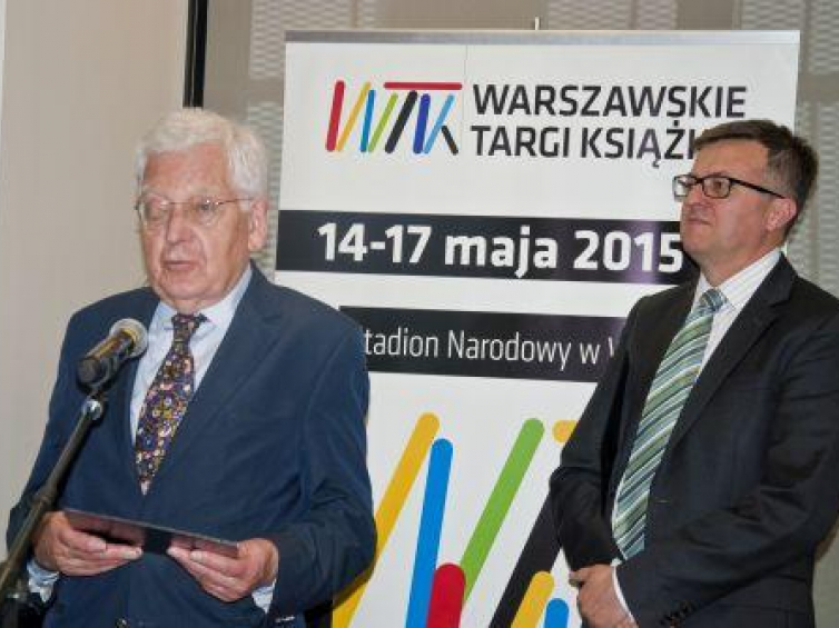Prof. Zdzisław Najder i dyrektor Muzeum Historii Polski Robert Kostro. Fot. MHP