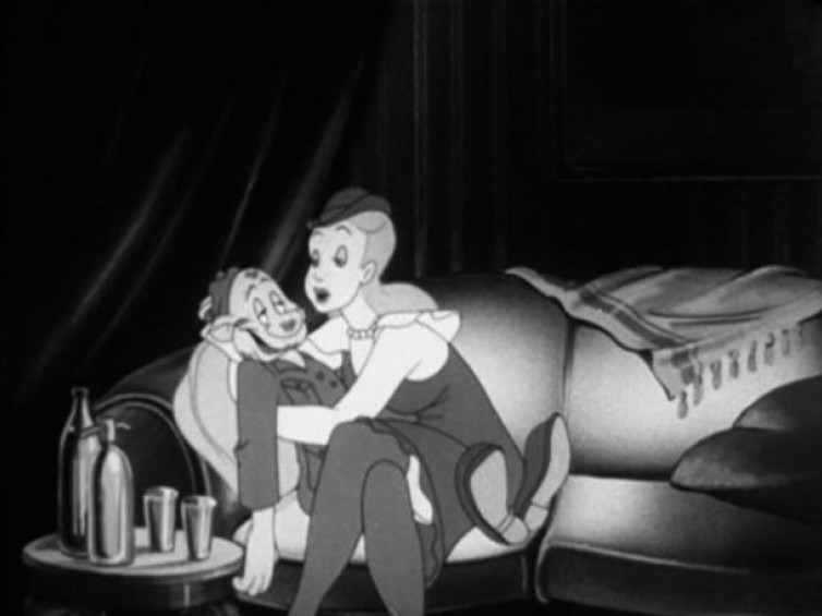 Kadr z filmu „Szeregowiec Snafu. Szpiedzy”. Reż.  Chuck Jones, USA 1943. Źródło: Filmoteka Narodowa