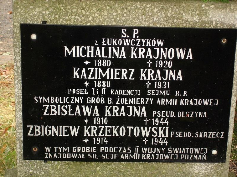 Symboliczny grób żołnierzy AK na zabytkowym cmentarzu przy ulicy Bluszczowej w Poznaniu. Fot. Małgorzata Streb
