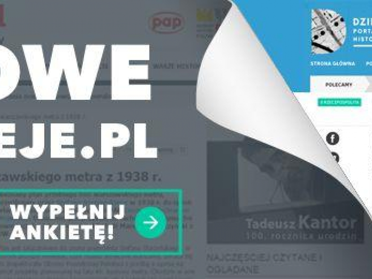 Nowe dzieje.pl - ankieta o przebudowie portalu