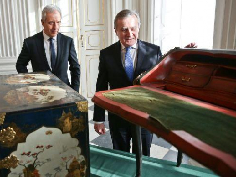 Wicepremier Piotr Gliński i przewodniczący Bundesratu, premier Saksonii Stanislaw Tillich. Fot. PAP/R. Guz