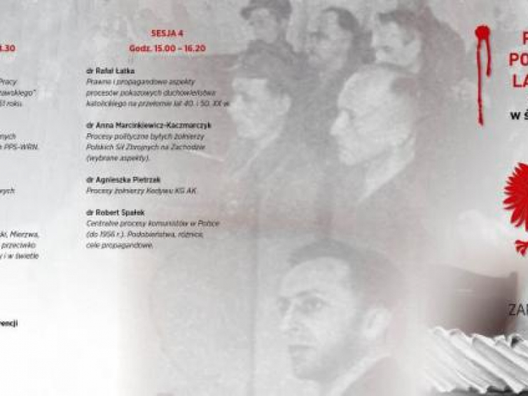 Konferencja naukowa IPN „Procesy polityczne lat 40. i 50. – zbrodnie w świetle prawa”