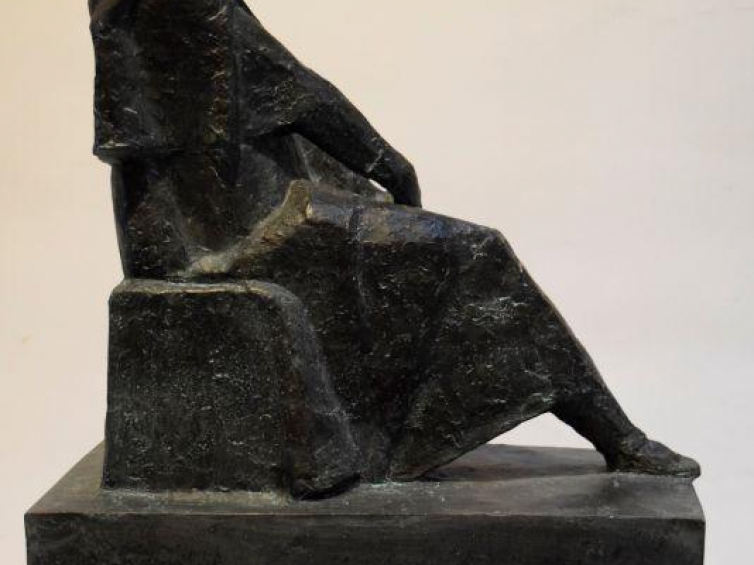 Odlew rzeźby Juliusza Słowackiego, który trafił do pałacu w Jaszunach. Źródło: Ministerstwo Kultury i Dziedzictwa Narodowego