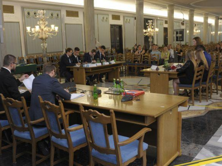 Finał Turnieju Debat Historycznych IPN. Sejm, 17.06.2016. Fot. IPN/Henryk Domagała