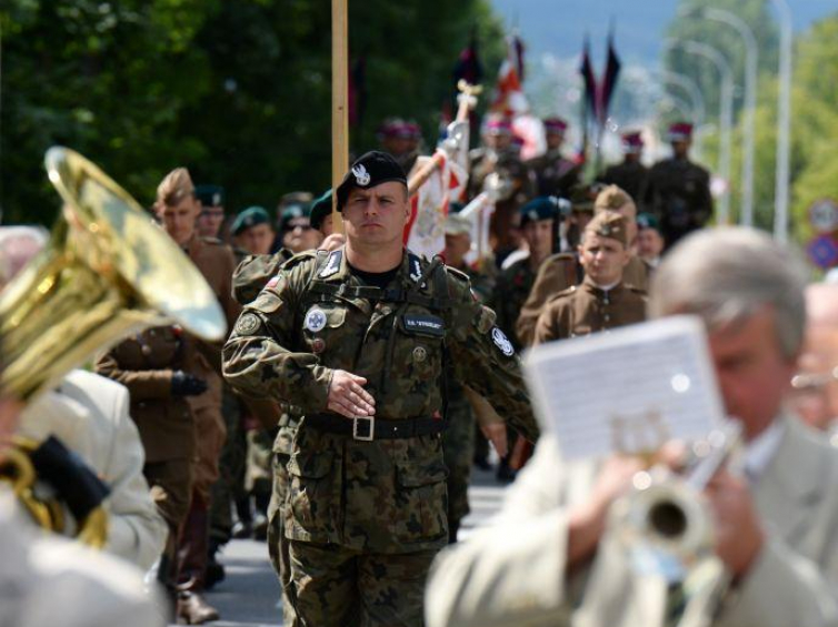 Uroczystości zakończenia 51. Marszu Szlakiem I Kompanii Kadrowej w Kielcach. Fot. PAP/P. Polak