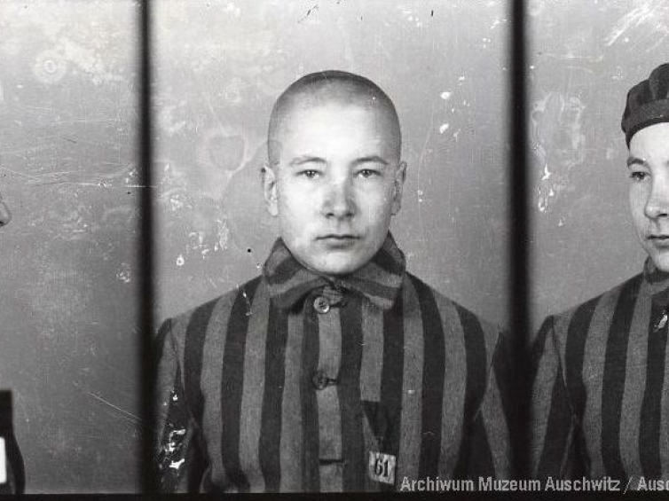 Fotografia obozowa Jerzego Bogusza. Źródło: Muzeum Auschwitz