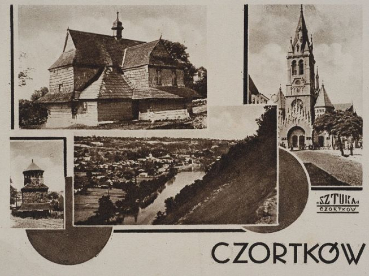 Czortków. Pocztówka, 1936 r. Źródło: BN Polona