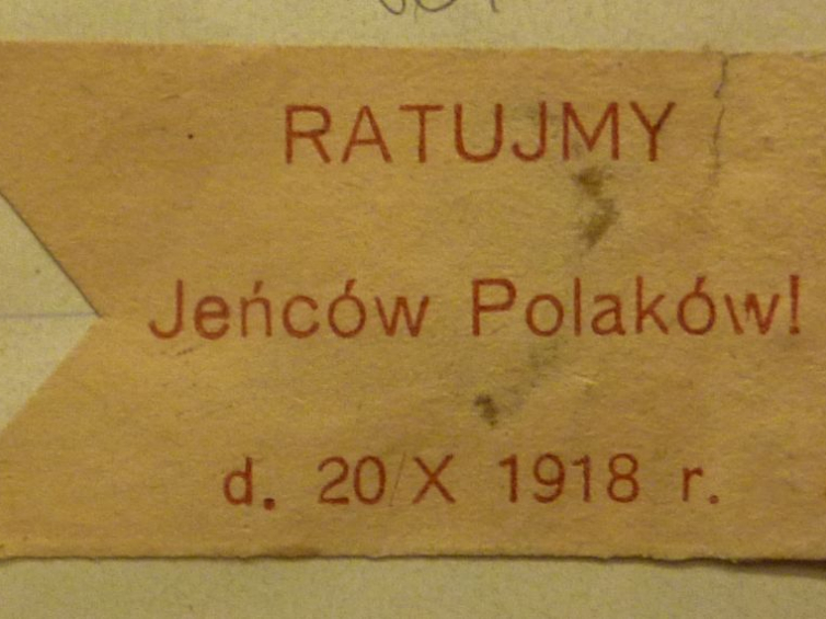 Znaczek kwestarski. Źródło: Muzeum Piłsudskiego w Sulejówku