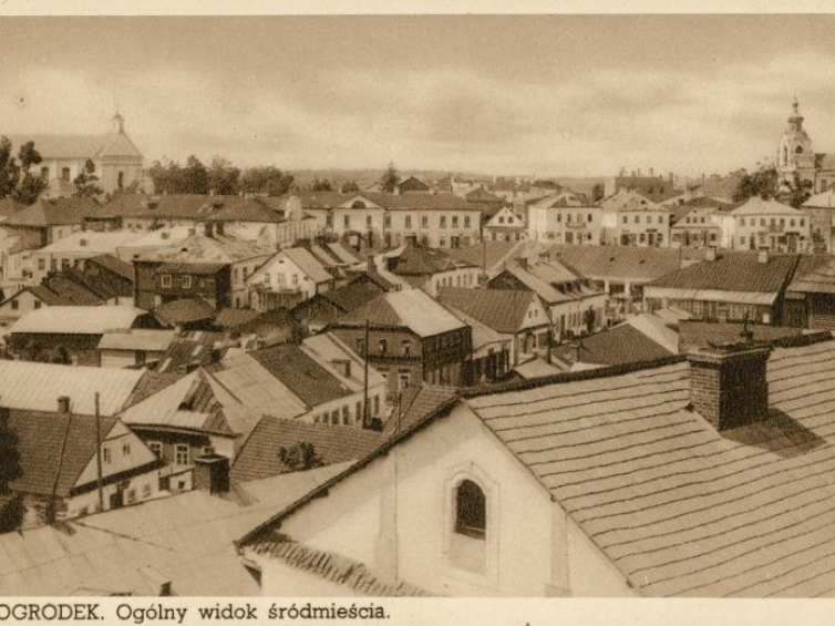Nowogródek. Pocztówka, lata 1918-1939. Źródło: BN Polona