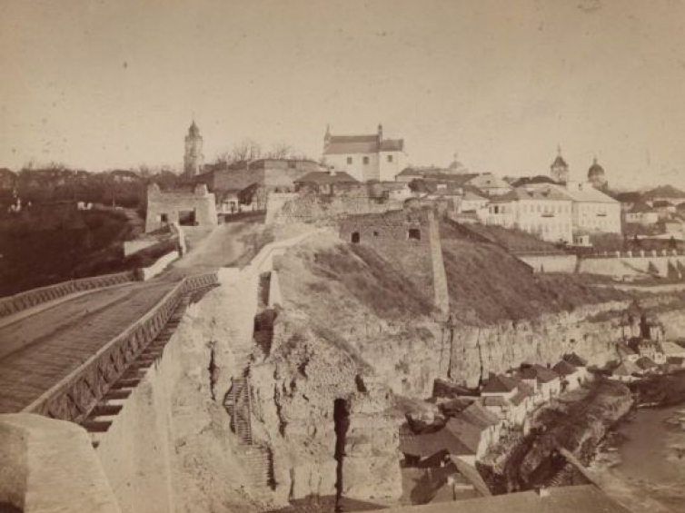 Kamieniec Podolski. Fotografia z ok. 1876 r. Źródło: BN Polona