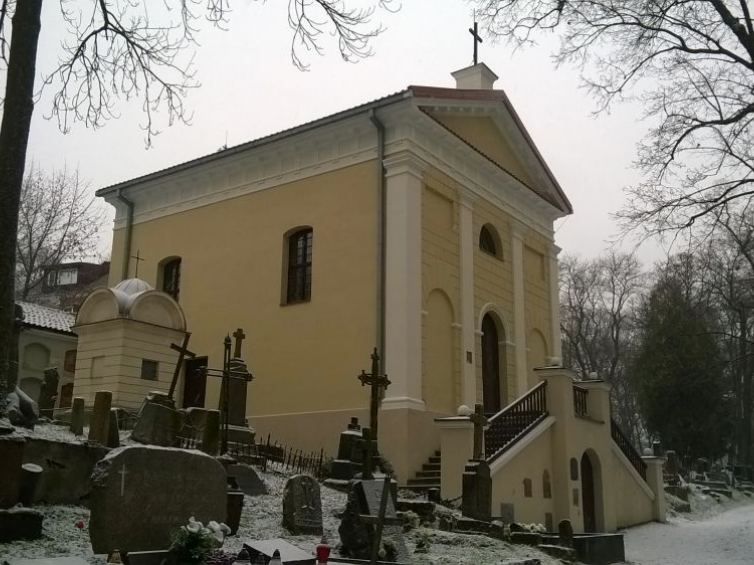 Wilno - Cmentarz Bernardyński na Zarzeczu. Kaplica pogrzebowa. Fot. Dorota Janiszewska-Jakubiak