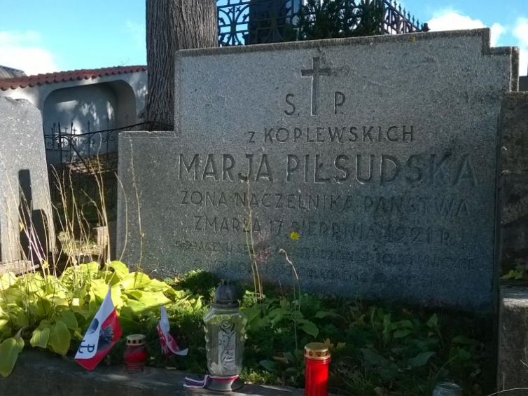Wilno. Stara Rossa. Pomnik nagrobny Marii Piłsudskiej. Fot. Dorota Janiszewska-Jakubiak