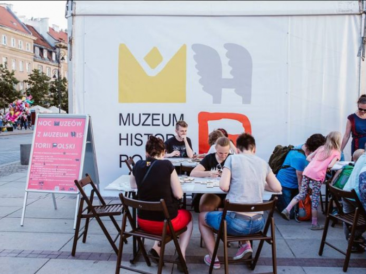 XIV Noc Muzeów z Muzeum Historii Polski. Źródło: MHP/Magdalena Głowacka