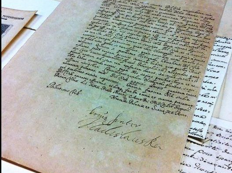 List króla Władysława IV Wazy. Fot. T. Niklas