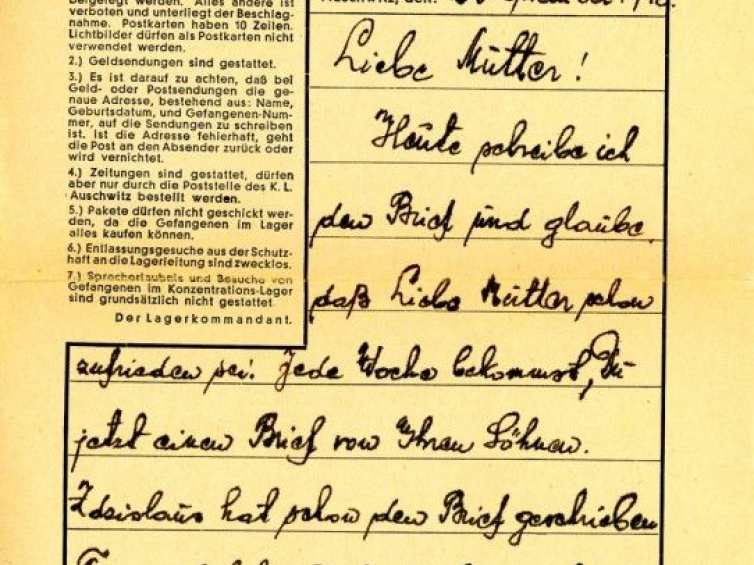 Zbiory z archiwum ocalałego z Holokaustu Władysława Ratha, przekazane przez jego rodzinę Muzeum Auschwitz. Źródło: Muzeum Auschwitz