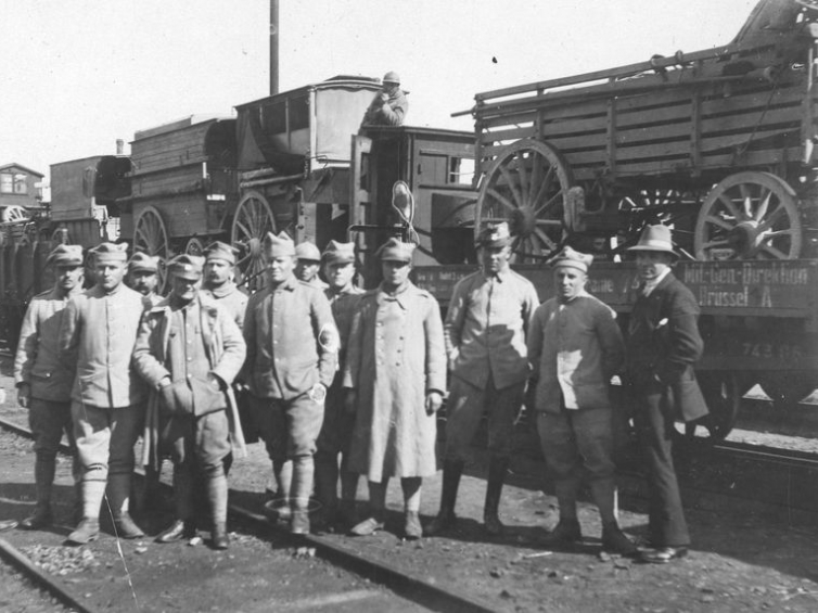 Transport oddziałów armii generała Józefa Hallera z Francji do Polski. 1919 r. Źródło: NAC