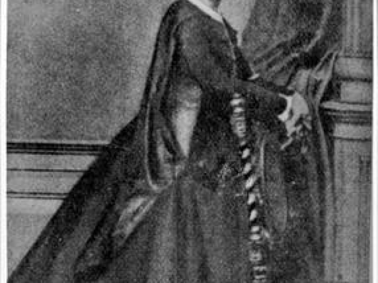 Maria z Billewiczów Piłsudska, matka Józefa Piłsudskiego. Fotografia portretowa. Źródło: NAC