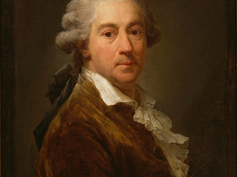 Marcello Bacciarelli, Autoportret w brązowym fraku. Źródło: Wikimedia Commons