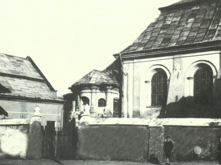Synagoga, lata 30. XX w. Źródło: Małgorzata Wołoszyn „Dawny Przeworsk na pocztówce i fotografii do 1944 roku"