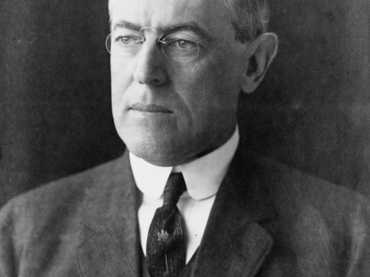 Prezydent Woodrow Wilson, zbiory Piotra Szlanty