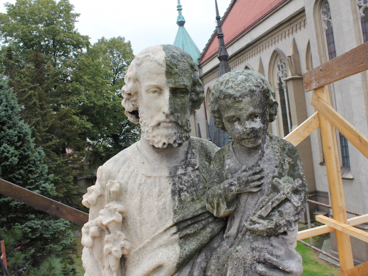 Figura św. Józefa w Wilamowicach. Fot. Sz. Tracz