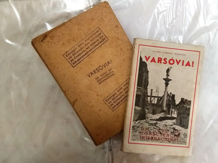 Książka Correi Marquesa o Powstaniu Warszawskim została wydana krótko po jego klęsce. Fot. archiwum rodziny Pedro Correi Marquesa