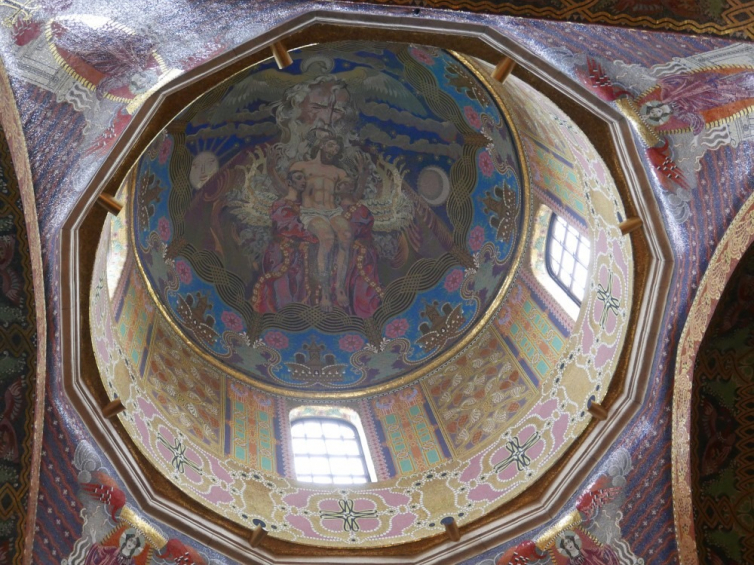 Mozaika J.Mehoffera w katedrze ormiańskiej we Lwowie. Fot. MKiDN