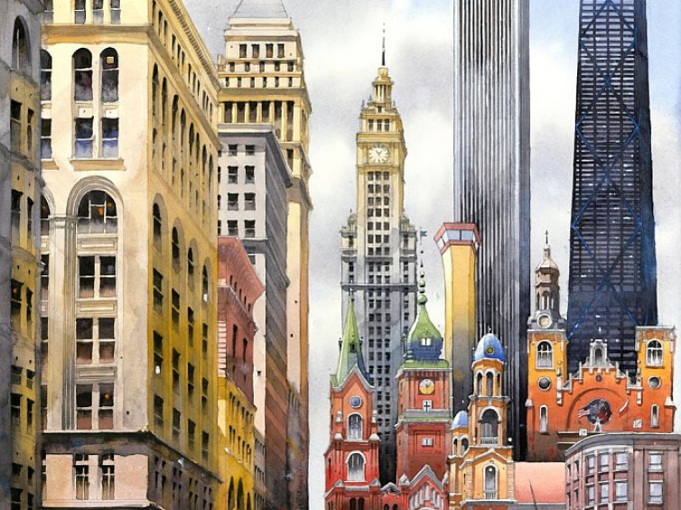 Chicago – wystawa „Tytus Brzozowski. 12 miast”. Źródło: Instytut POLONIKA