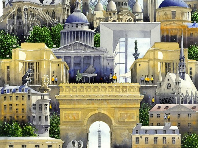 Paryż – wystawa „Tytus Brzozowski. 12 miast”. Źródło: Instytut POLONIKA