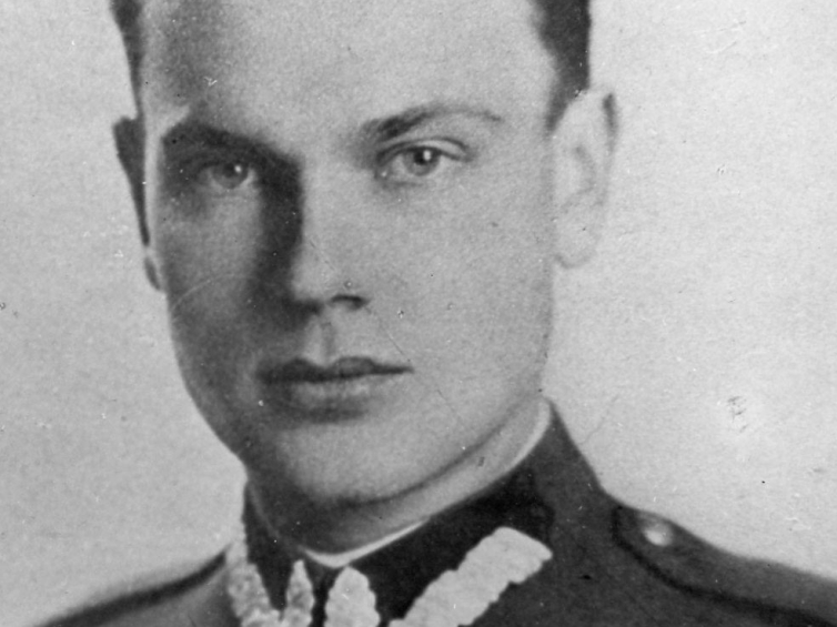 Henryk Żuk, portret w mundurze, lata 30. Źródło: materiały z archiwum prof. Jacka Czaputowicza
