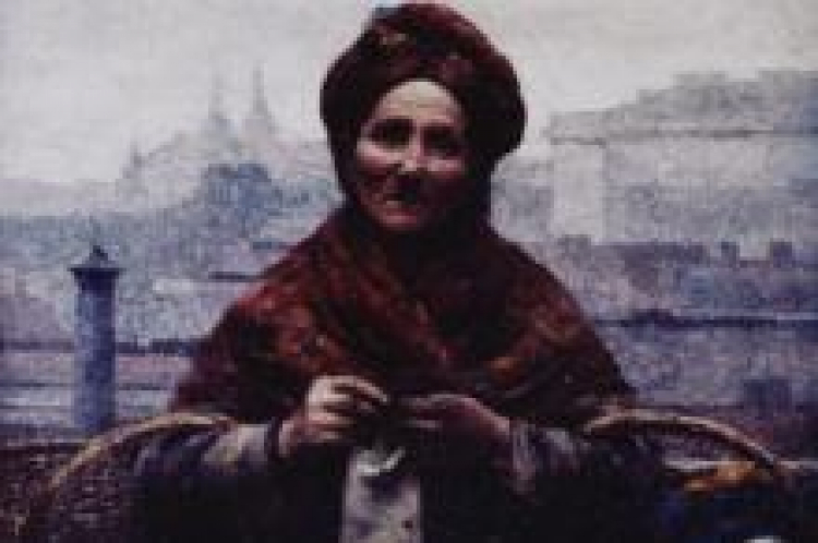 Aleksander Gierymski, Żydówka z cytrynami (obraz znany też pod tytułem Pomarańczarka), 1881. Fot. PAP/T. Prażmowski