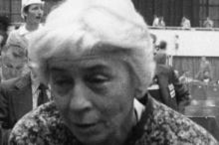 Halina Mikołajska podczas Krajowego Zjazdu Delegatów NSZZ Solidarność w 1981 r. Fot. PAP/J. Uklejewski