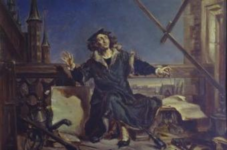 Obraz Jana Matejki "Astronom Kopernik, czyli rozmowa z Bogiem". Fot. PAP