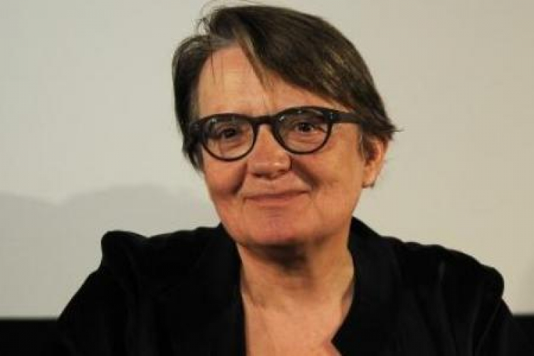 Agnieszka Holland podczas konferencji prasowej przed premierą filmu "W ciemności". Fot. PAP/J. Turczyk