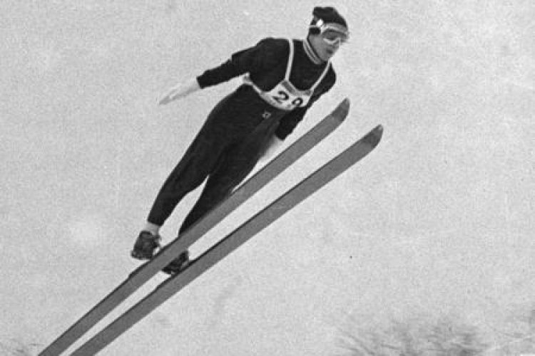 Wojciech Fortuna w czasie zimowych igrzysk olimpijskich w Sapporo. 1972 r. Fot. PAP/CAF