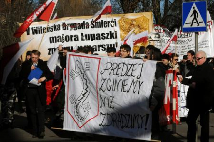 Marsz Pamięci Żołnierzy Wyklętych (Bydgoszcz). Fot. PAP/T. Żmijewski