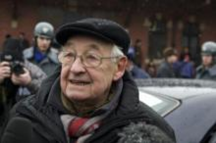 Reżyser Andrzej Wajda na planie swojego najnowszego filmu "Wałęsa". Fot. PAP/A. Warżawa