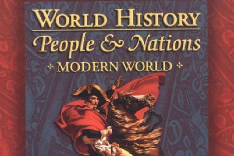 Okładka podręcznika: "World History: People and Nations. Modern World"