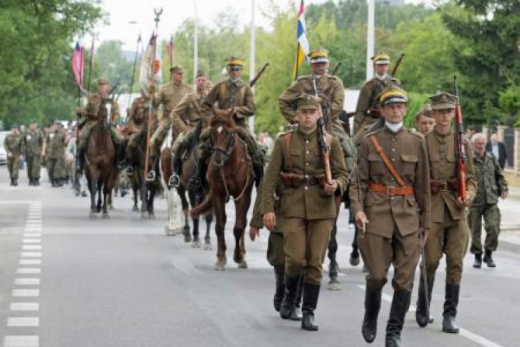 47. Marsz Szlakiem I Kompanii Kadrowej Józefa Piłsudskiego. Fot. PAP/P. Polak