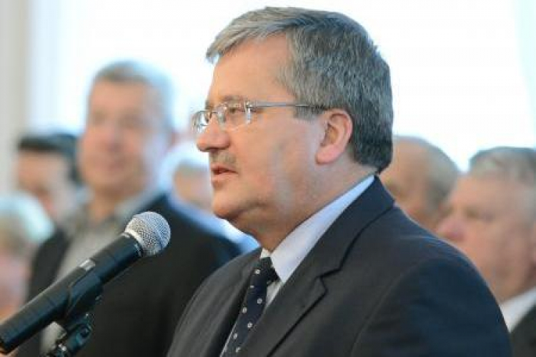 Prezydent Bronisław Komorowski. Fot. PAP/J. Turczyk