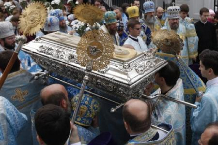 Obchody 20. rocznicy przeniesienia do Białegostoku z Grodna relikwii Męczennika Gabriela. Fot. PAP/A. Reszko