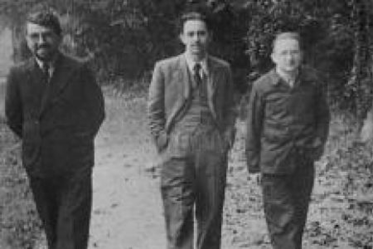 Od lewej: Henryk Zygalski, Jerzy Różycki i Marian Rejewski. Fot. PAP/Reprodukcja 