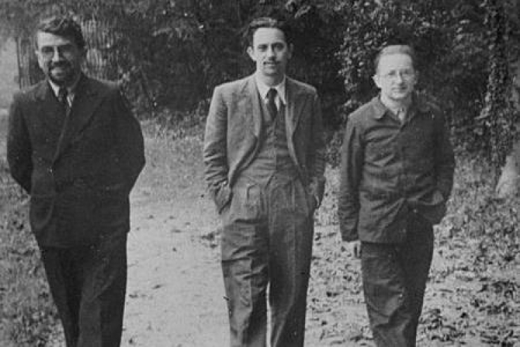 Od lewej: Henryk Zygalski, Jerzy Różycki i Marian Rejewski. Fot. PAP/Reprodukcja