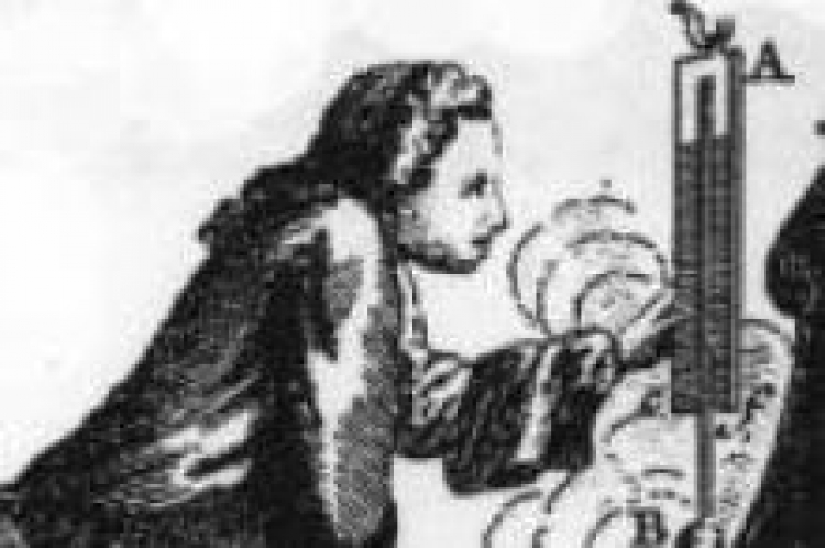 Gabriel Fahrenheit. XVIII-wieczna grafika. Fot. Wikimedia Commons