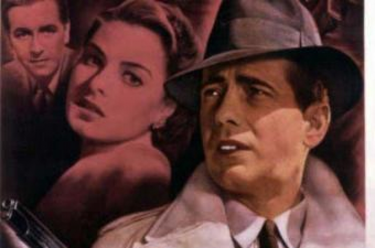 Plakat do filmu "Casablanca". Fot. PAP/EPA