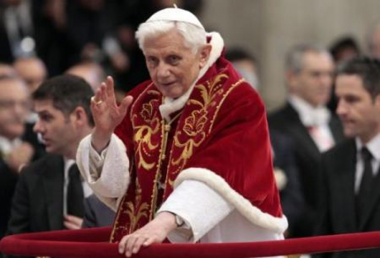 Papież Benedykt XVI. Fot. PAP/EPA