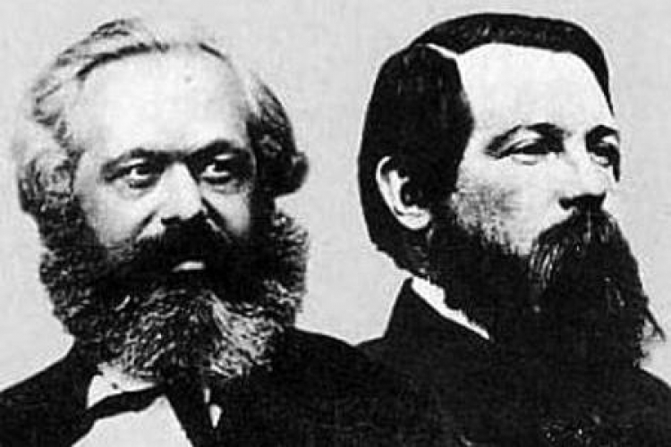 Karol Marks i Fryderyk Engels, twórcy "Manifestu komunistycznego". Fot. Wikimedia Commons