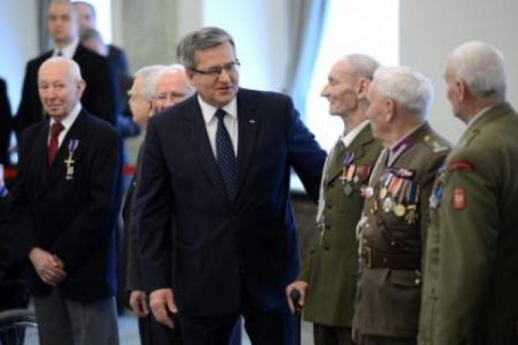 Prezydent uhonorował Żołnierzy Wyklętych. Fot. PAP/ J. Turczyk
